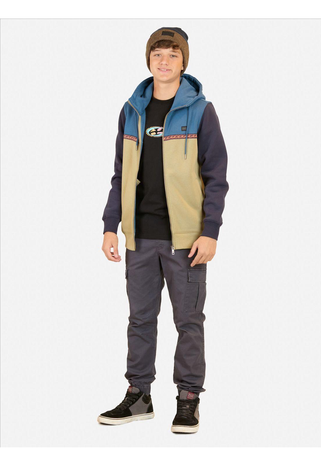 Poleron FZ Rush Azul Infantil Maui And Sons-3