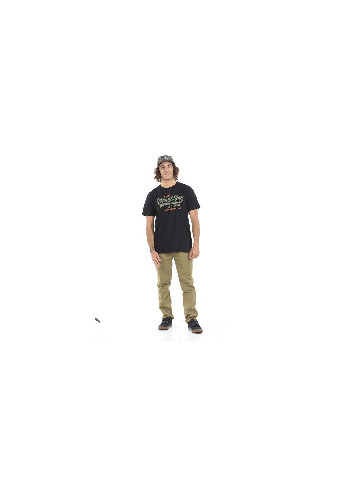 Polera Hombre Maui 5P878-MI20 Negro-3