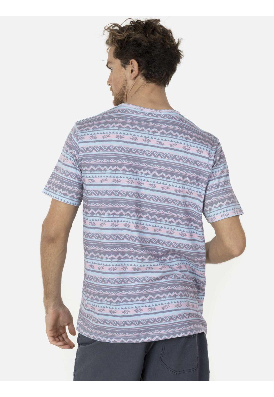 Polera ETHNIC LINES Hombre Multicolor Maui and Sons-1