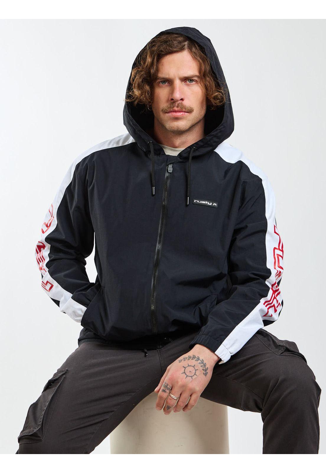 Cortaviento Yamba Negro Hombre Rusty-8