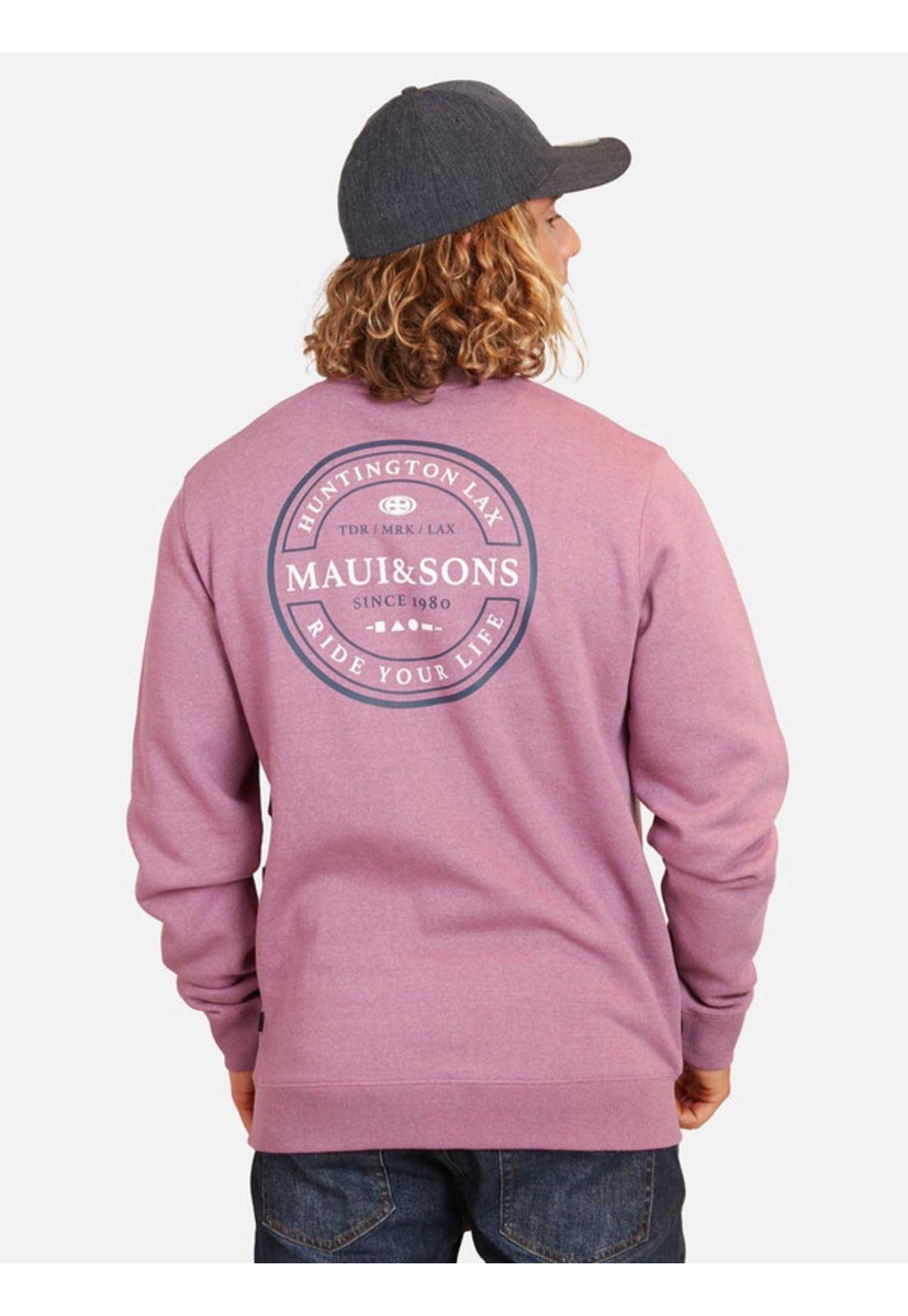 Poleron Tdr/Mrk/Lax Hombre Burdeo Maui And Sons-1