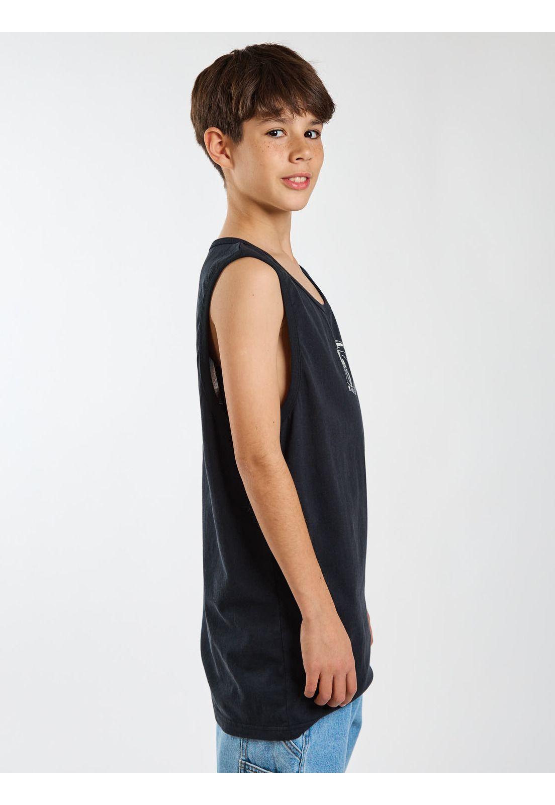 Polera SM Surfside Negro Infantil Maui and Sons-2