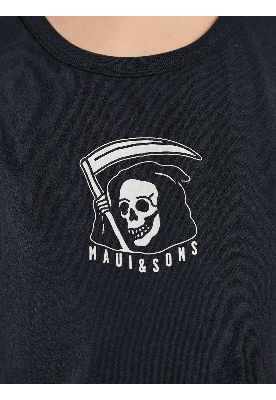 Polera SM Surfside Negro Infantil Maui and Sons-4