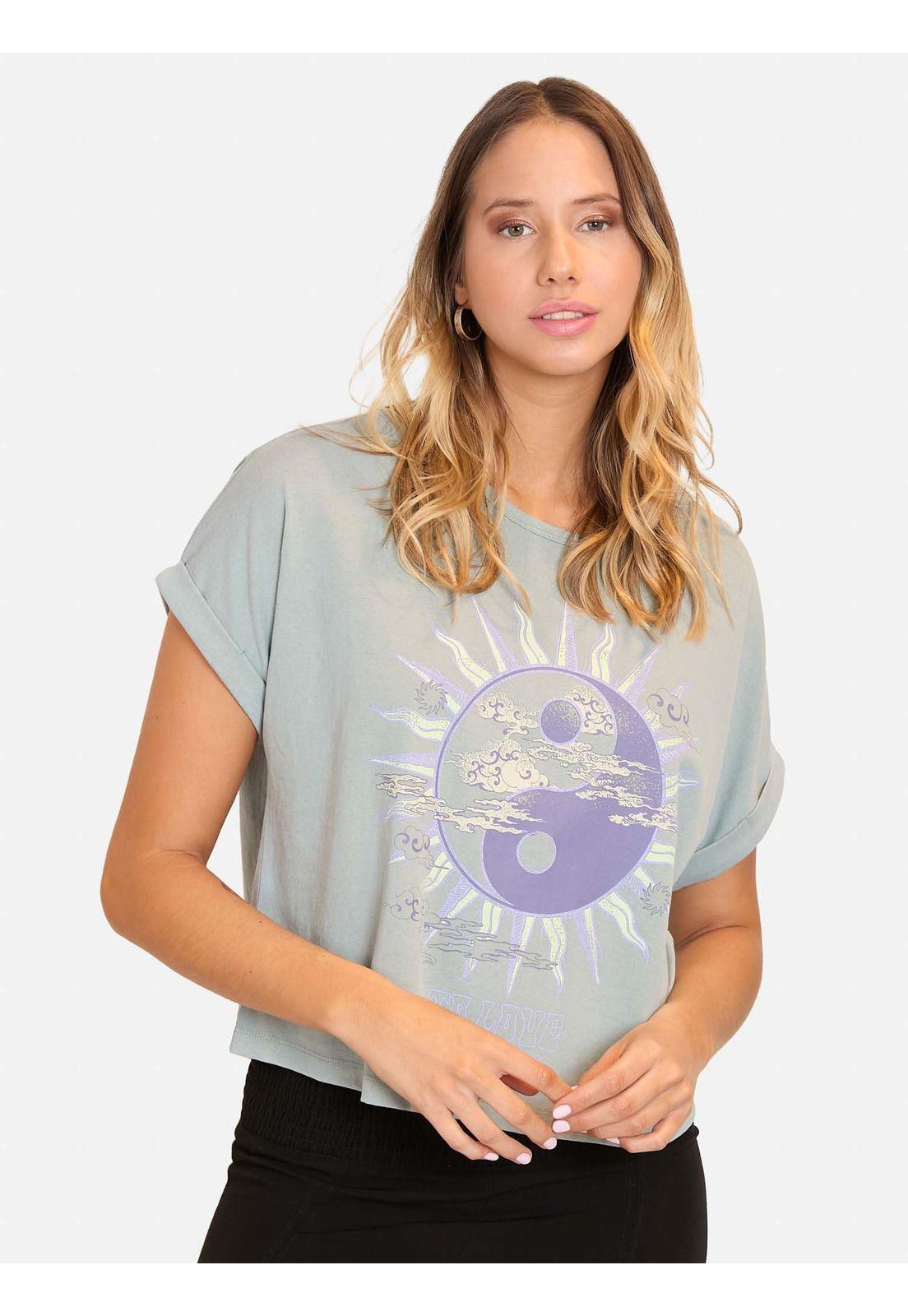 Polera MC To Love Verde Mujer Maui And Sons-0
