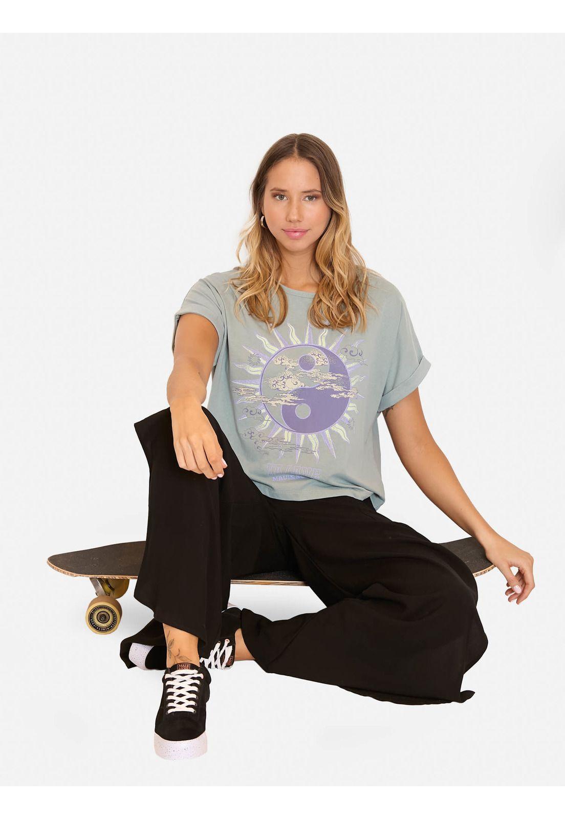 Polera MC To Love Verde Mujer Maui And Sons-2