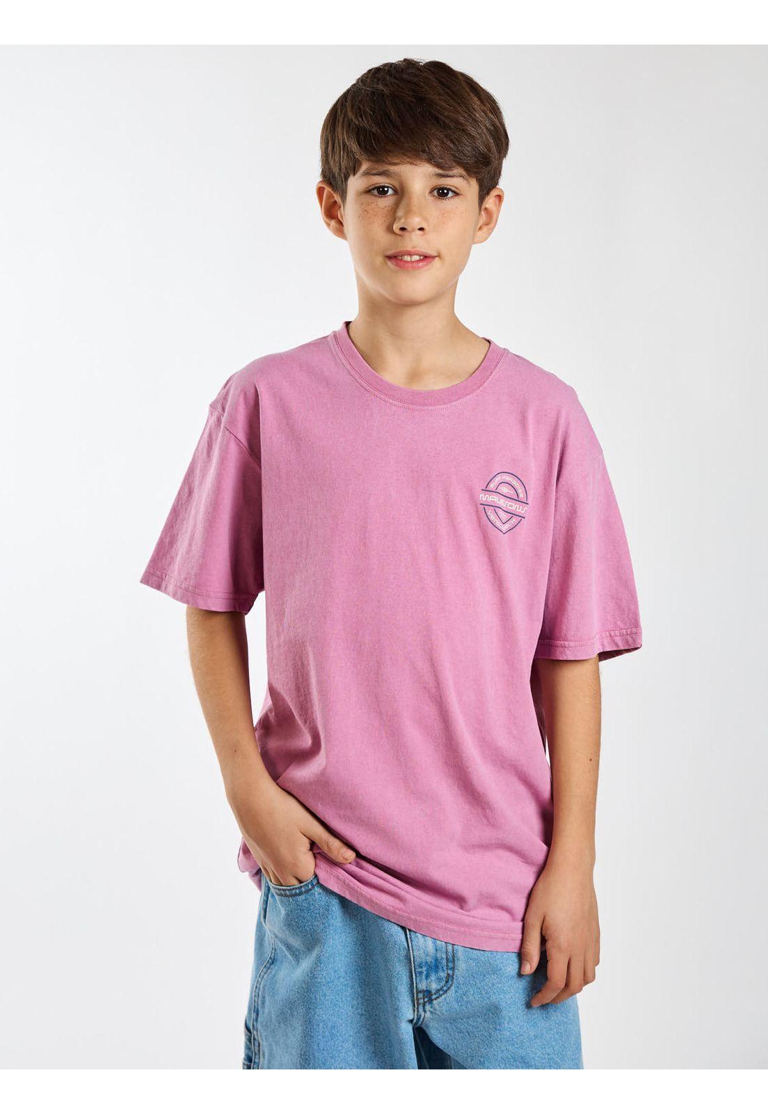 Polera MC Horizon Rosado Infantil Maui and Sons-5