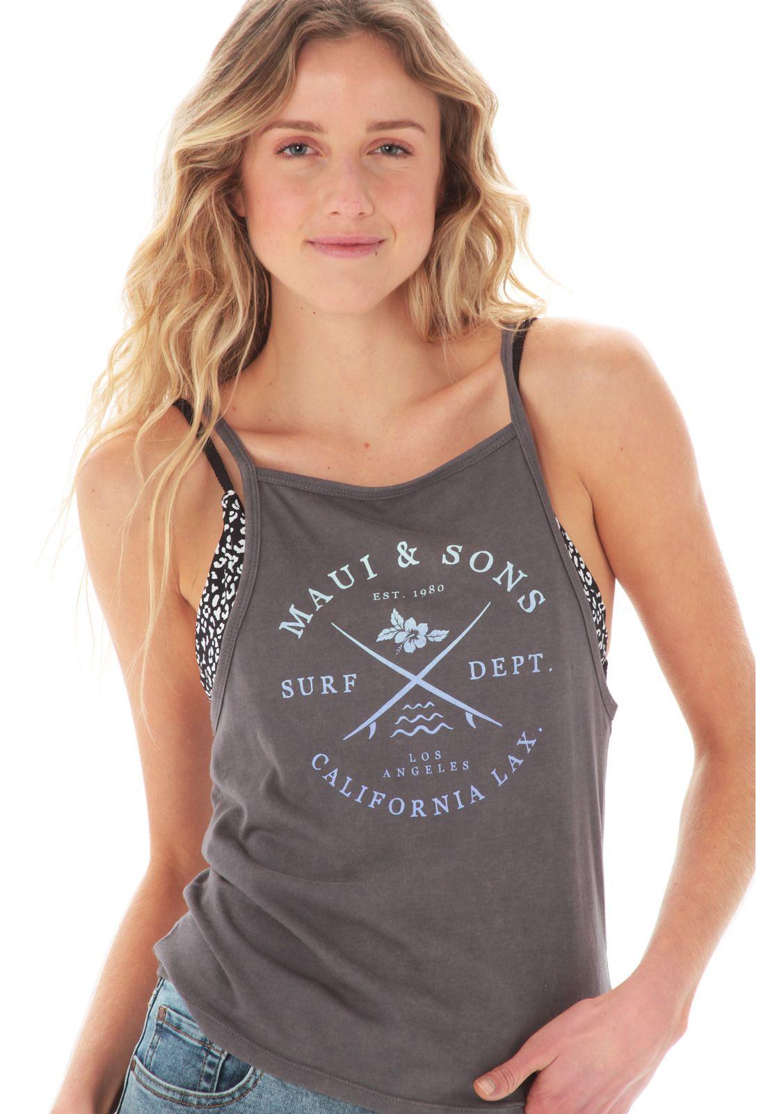 Polera Mujer Maui 5P190-WV21 Gris-2
