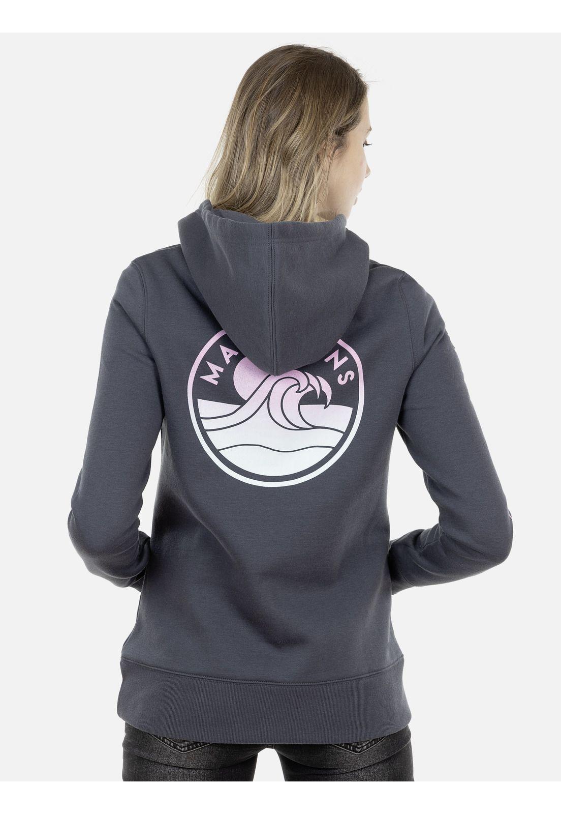 Poleron Mujer 5O241-WI21 Gris Oscuro Maui and Sons-1