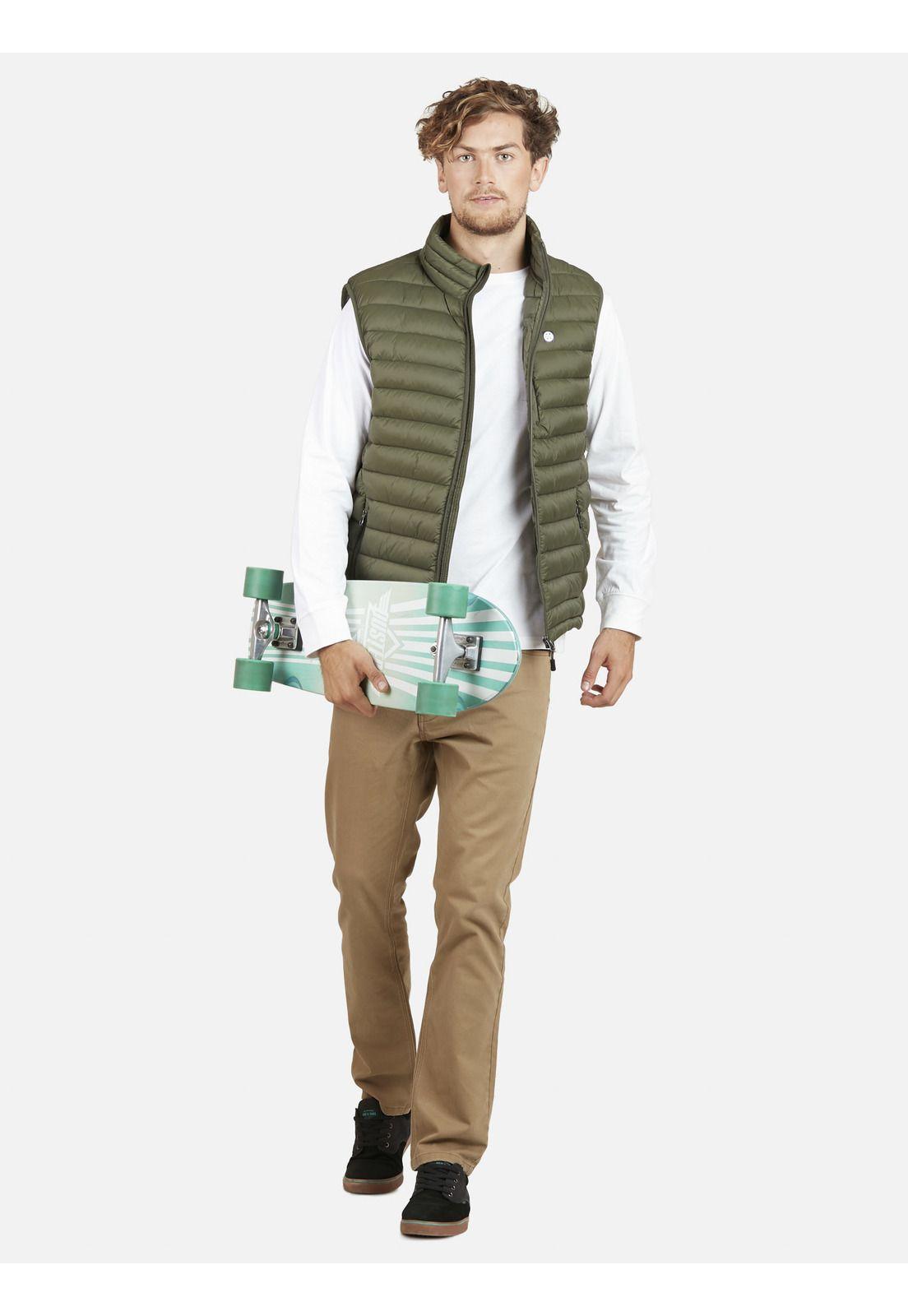 Parka Sleeveless Quilted Hombre Verde Maui and Sons-3