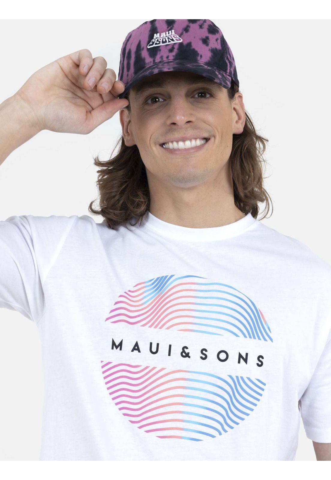 Polera Hombre 5P369-MV22 Blanco Maui and Sons-2