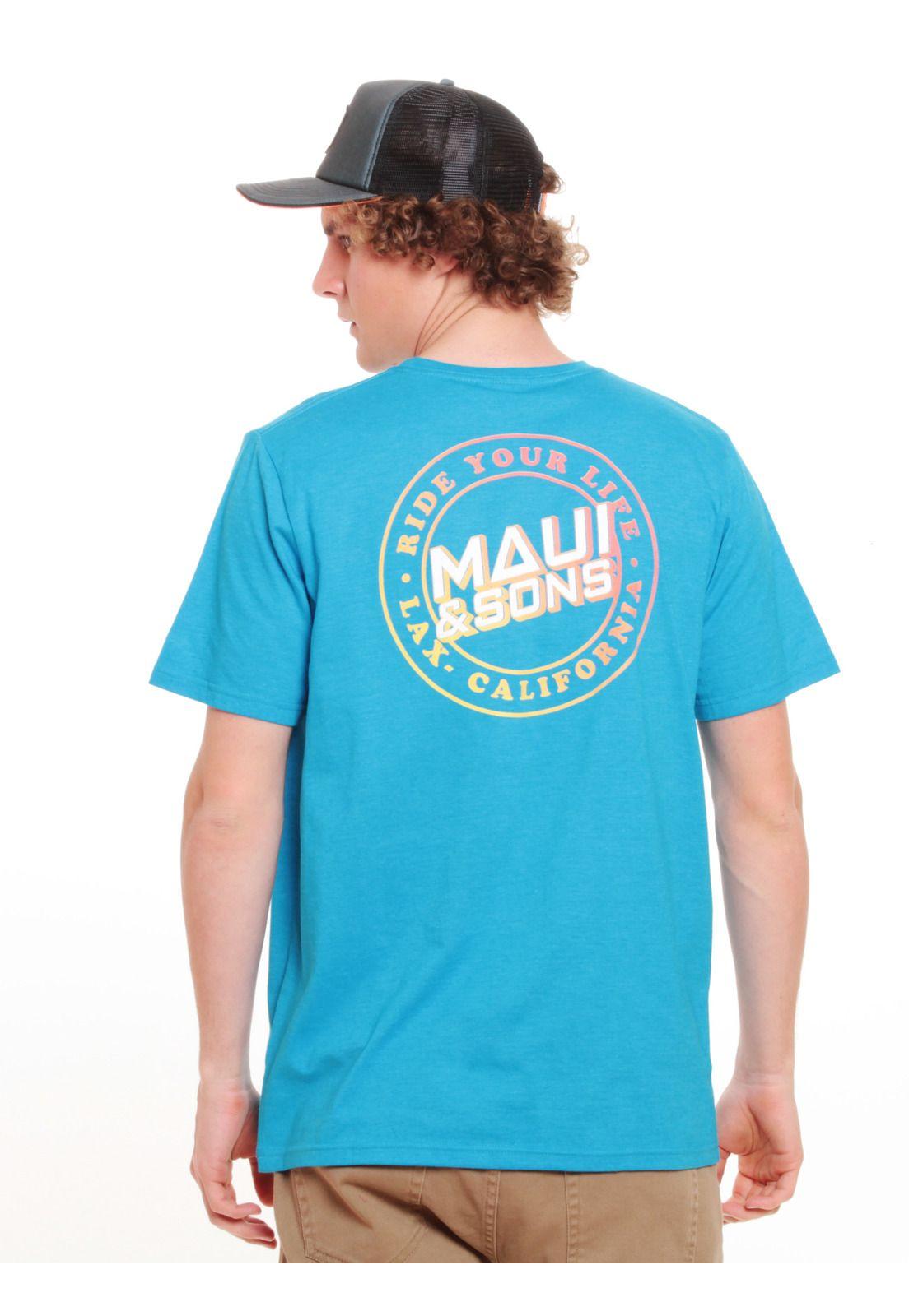 Pack Polera Jockey Hombre Celeste Maui and Sons 5AV119-MV20-1