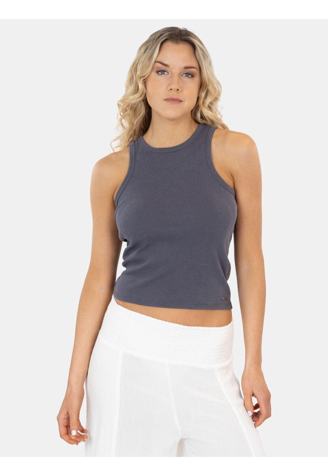 Polera SM Lure Gris Mujer Maui And Sons-0