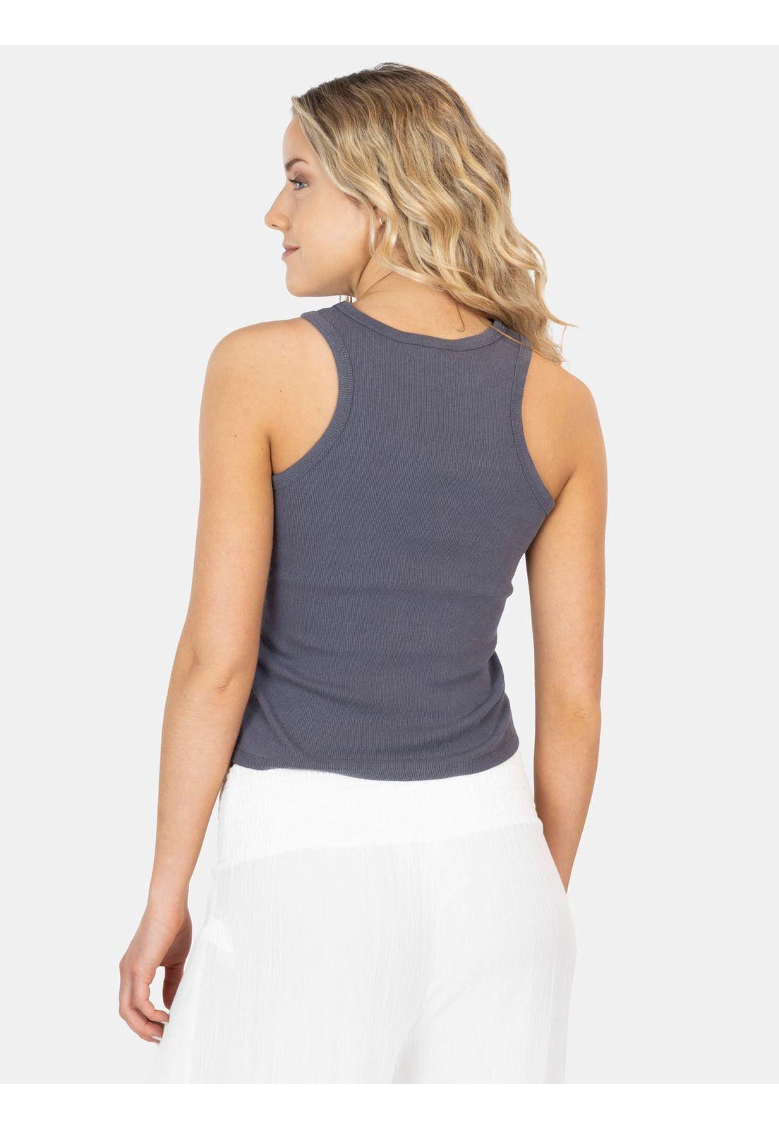 Polera SM Lure Gris Mujer Maui And Sons-1