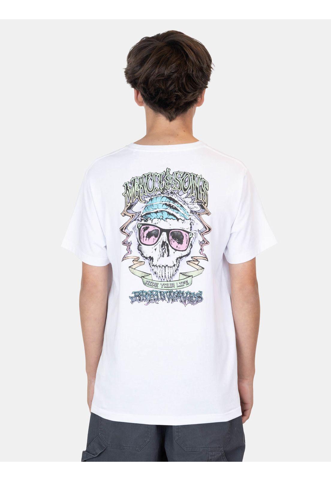 Polera MC SeaSnaps Blanco Infantil Maui And Sons-1