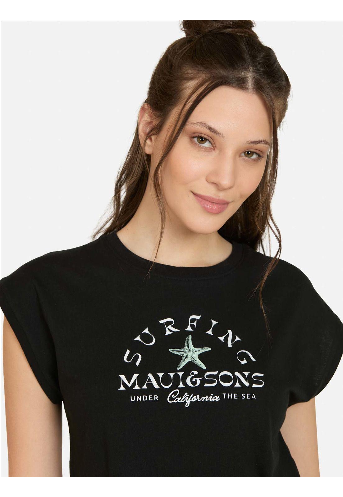 Polera MC Brisala Negro Mujer Maui And Sons-2