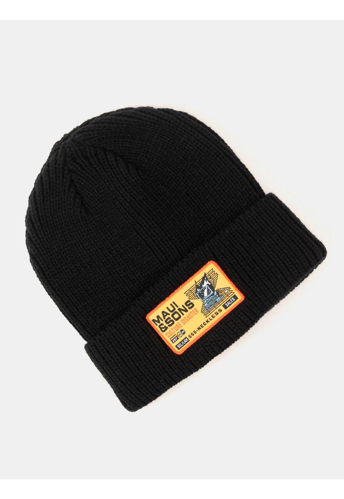 Gorro Culture Disaster Negro Hombre Maui And Sons-1