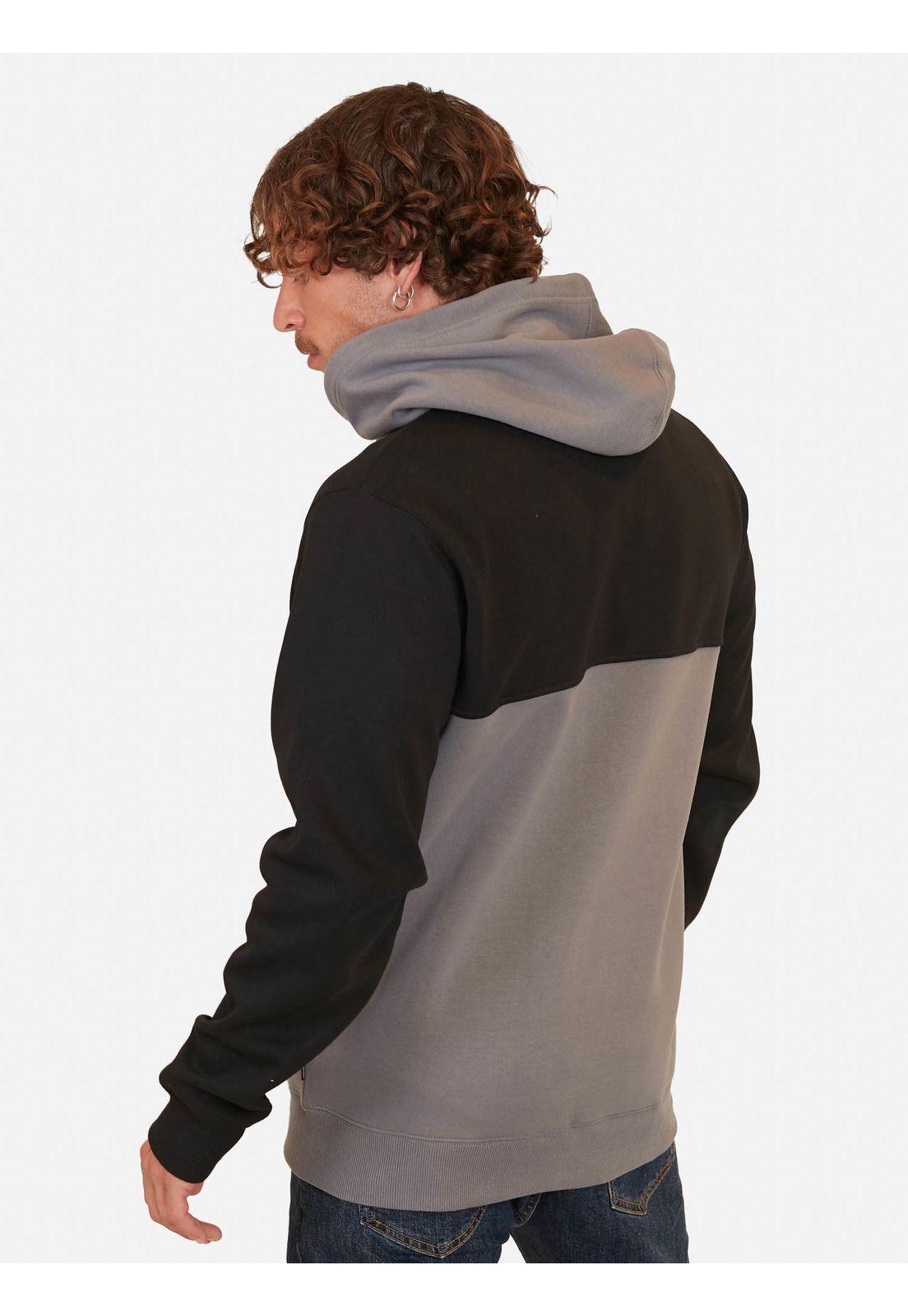 Poleron Cut Mix Color Bonded Gris Hombre Maui And Sons-1