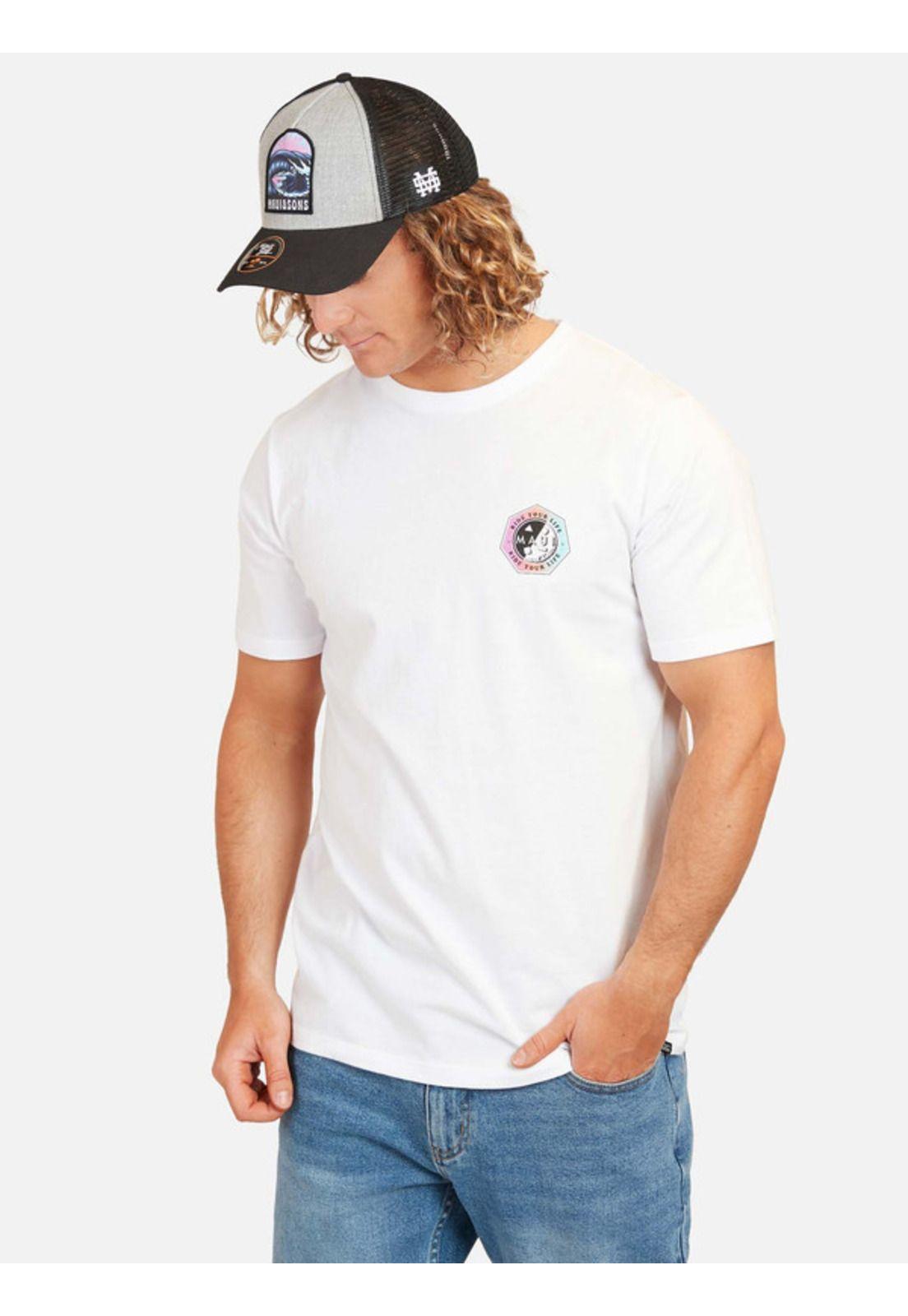 Polera Cookie Ride Your Life Tees Organic Hombre Blanco Maui And Sons-0