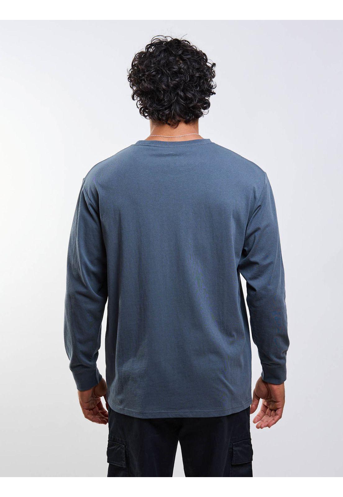 Polera ML Stencil Azul Hombre Maui And Sons-6