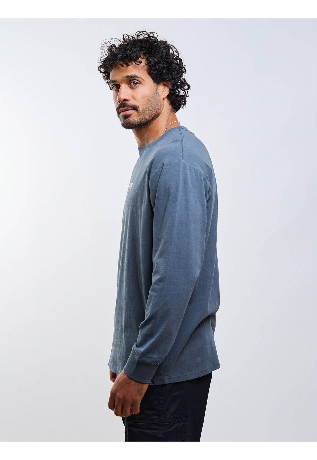 Polera ML Stencil Azul Hombre Maui And Sons-7