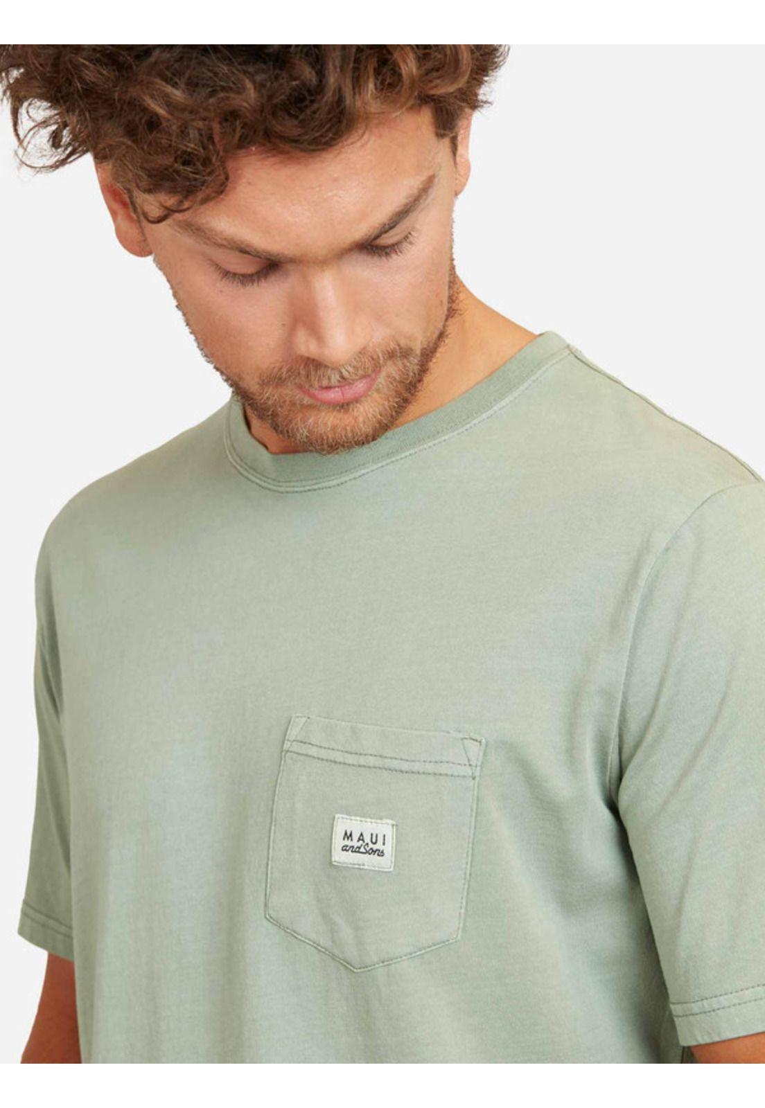 Polera Sin Nombre De Fantasia Hombre Azul Maui And Sons-2