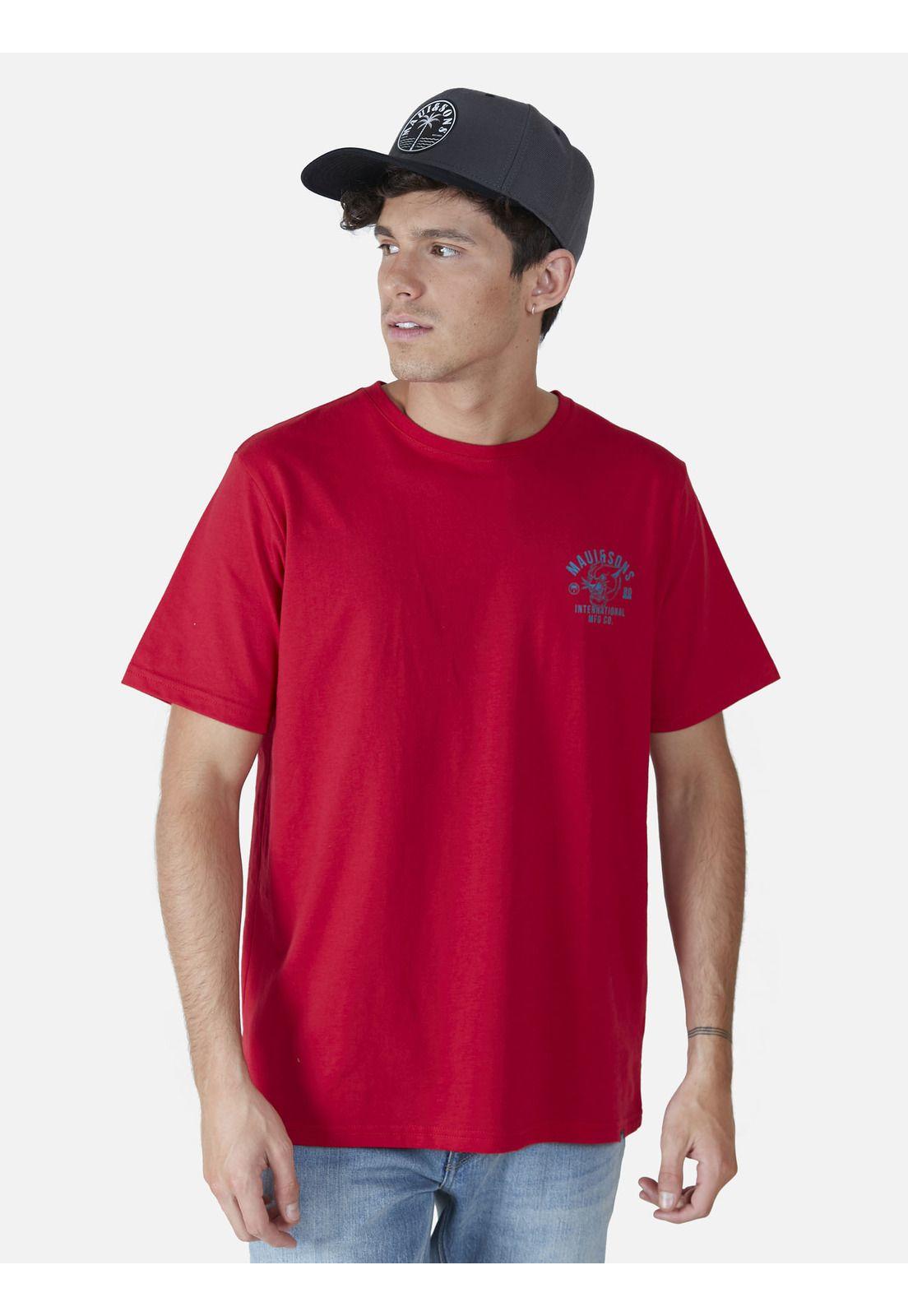 Polera  Hombre Rojo 5P374-MV22 Maui And Sons-0