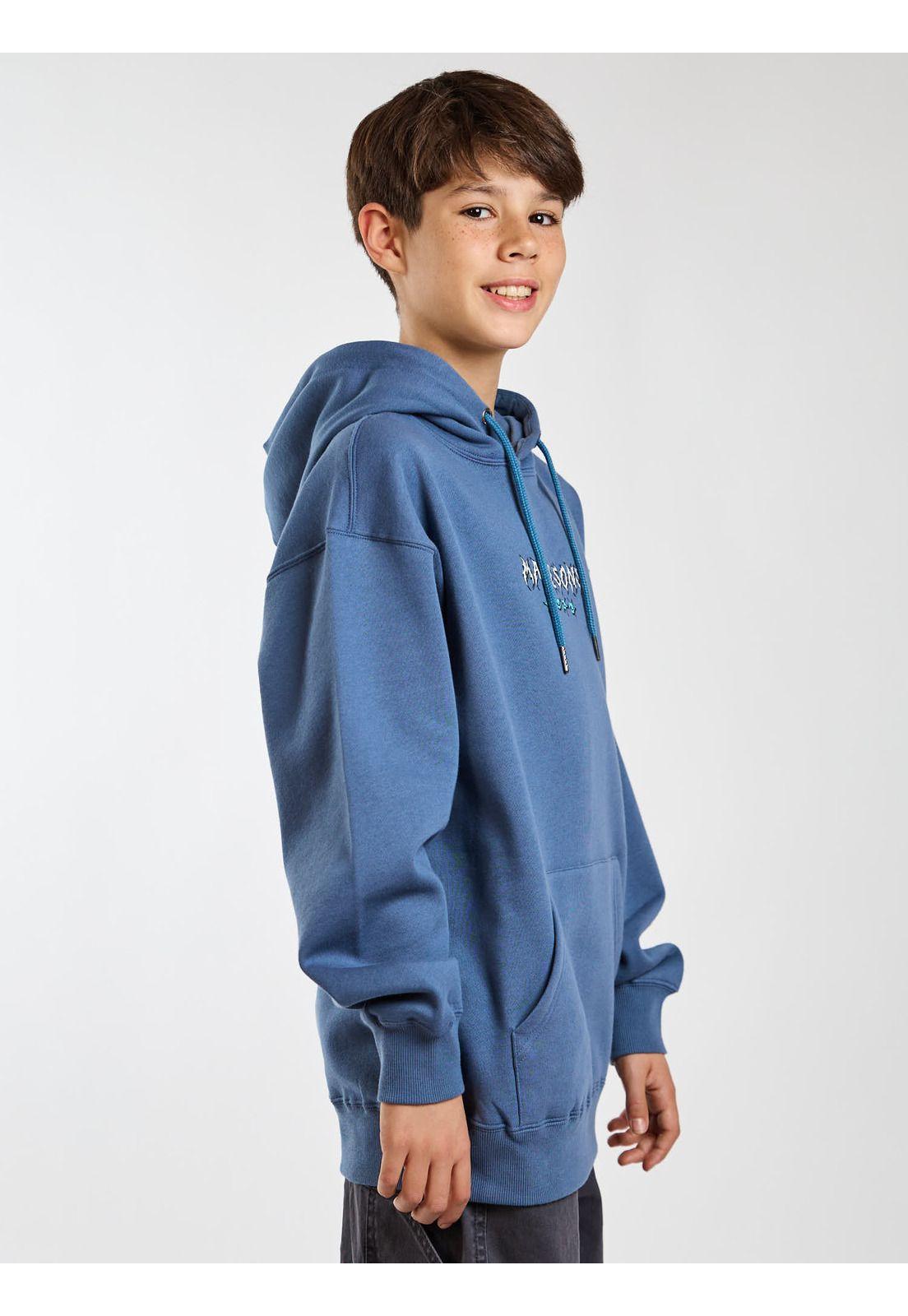 Poleron Canguro Hale Celeste Infantil Maui and Sons-2