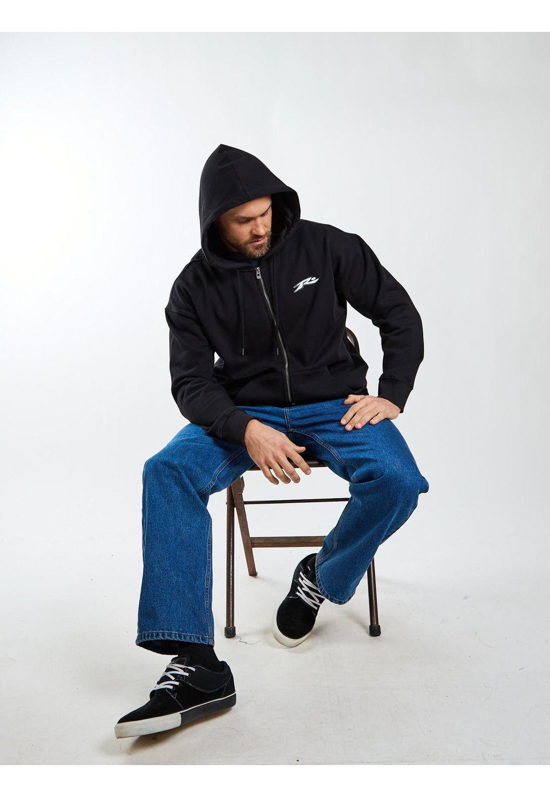 Poleron FZ Offshore Negro Hombre Rusty-7