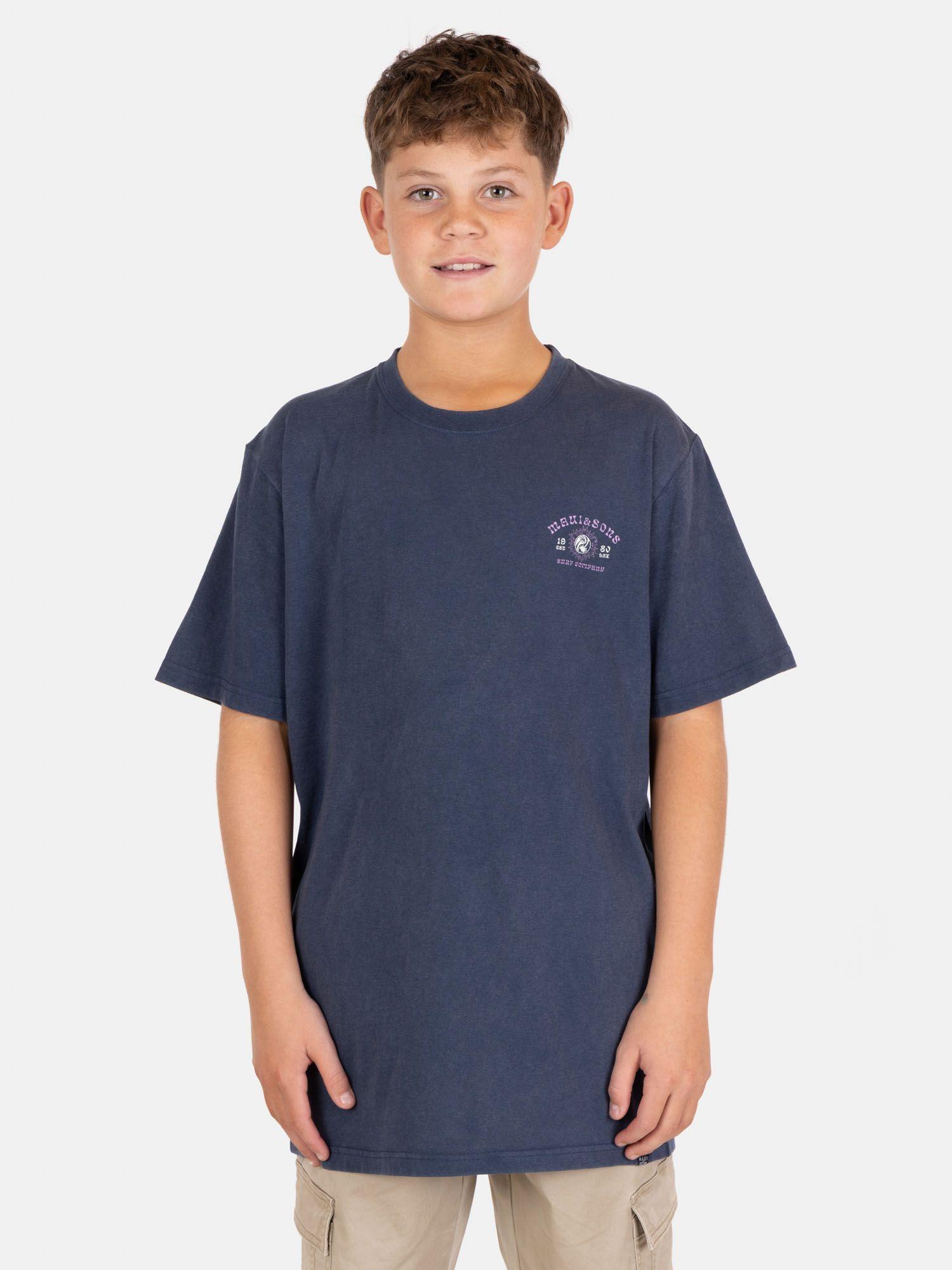 Polera MC SunCore Azul Infantil Maui And Sons-0