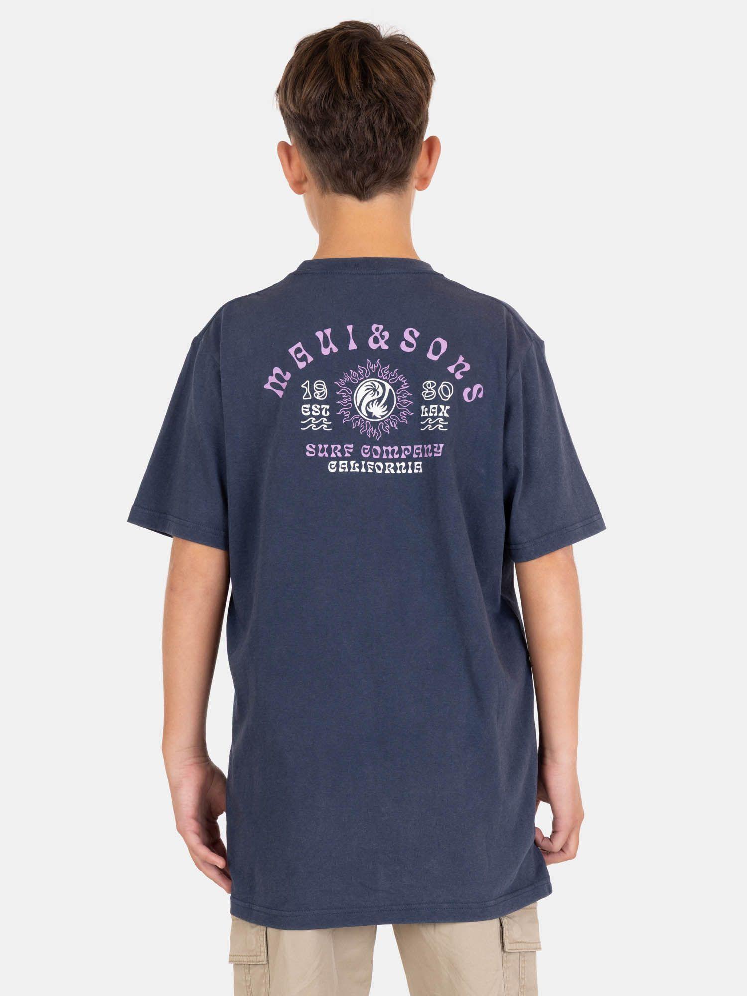 Polera MC SunCore Azul Infantil Maui And Sons-1