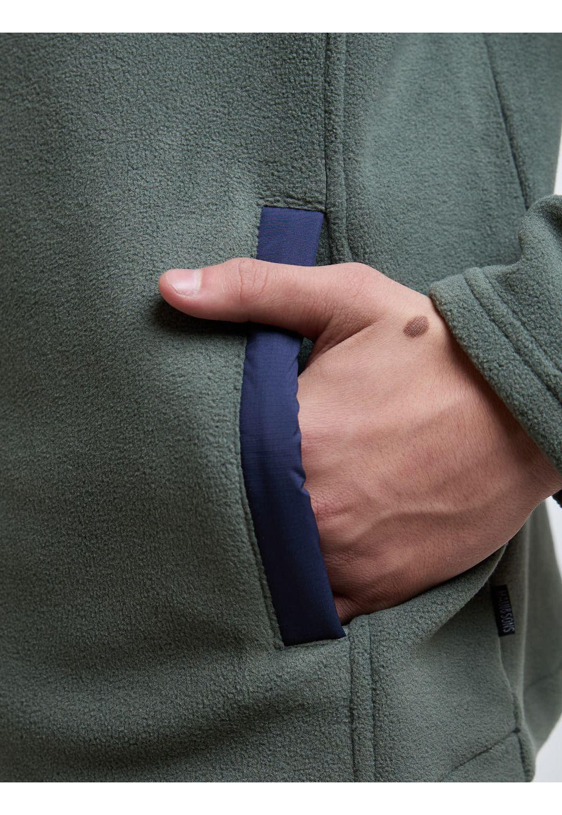 Poleron Micropolar Highforest Verde Infantil Maui And Sons-4