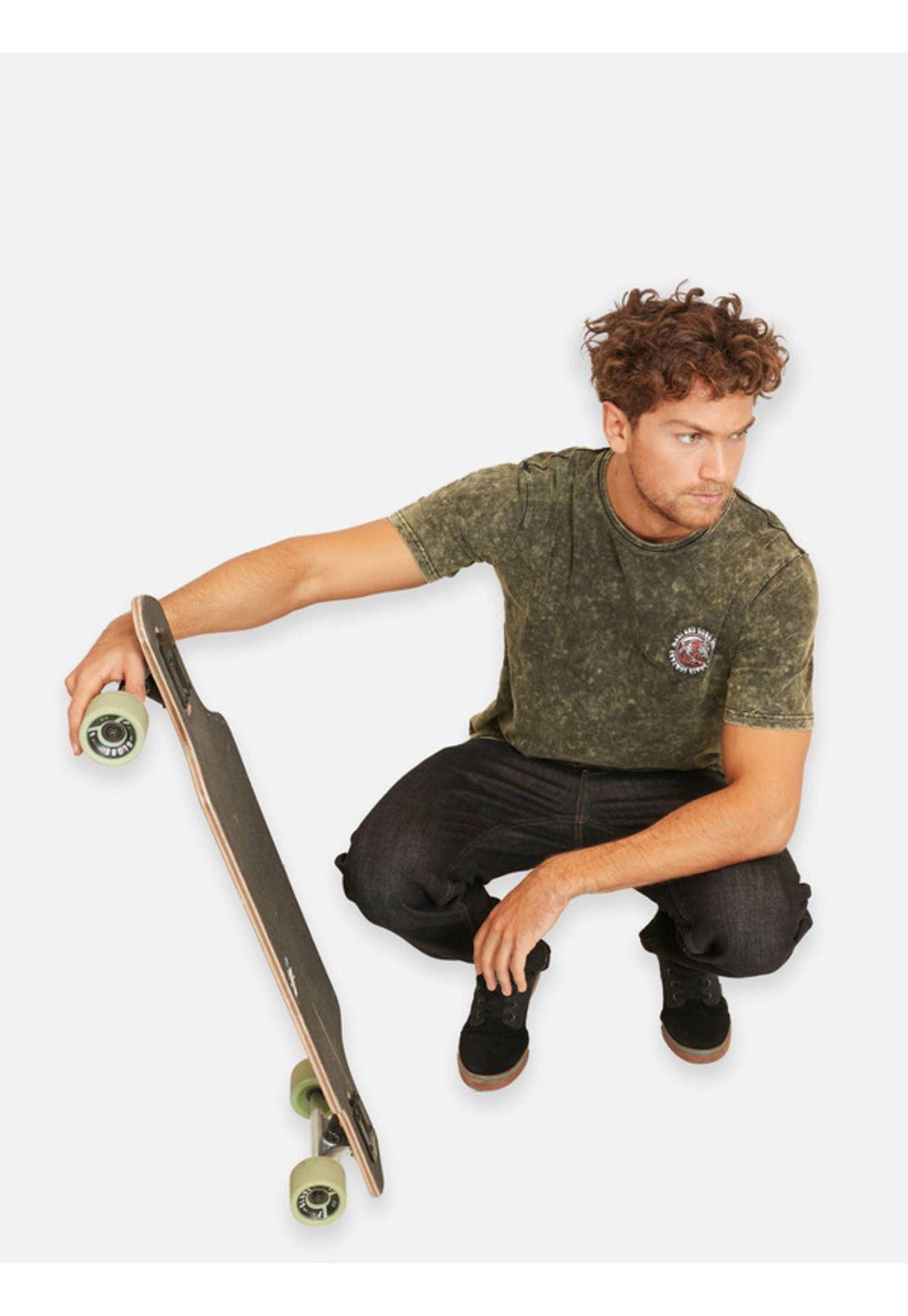 Polera Holy Bead Sstee Hombre Verde Maui And Sons-3