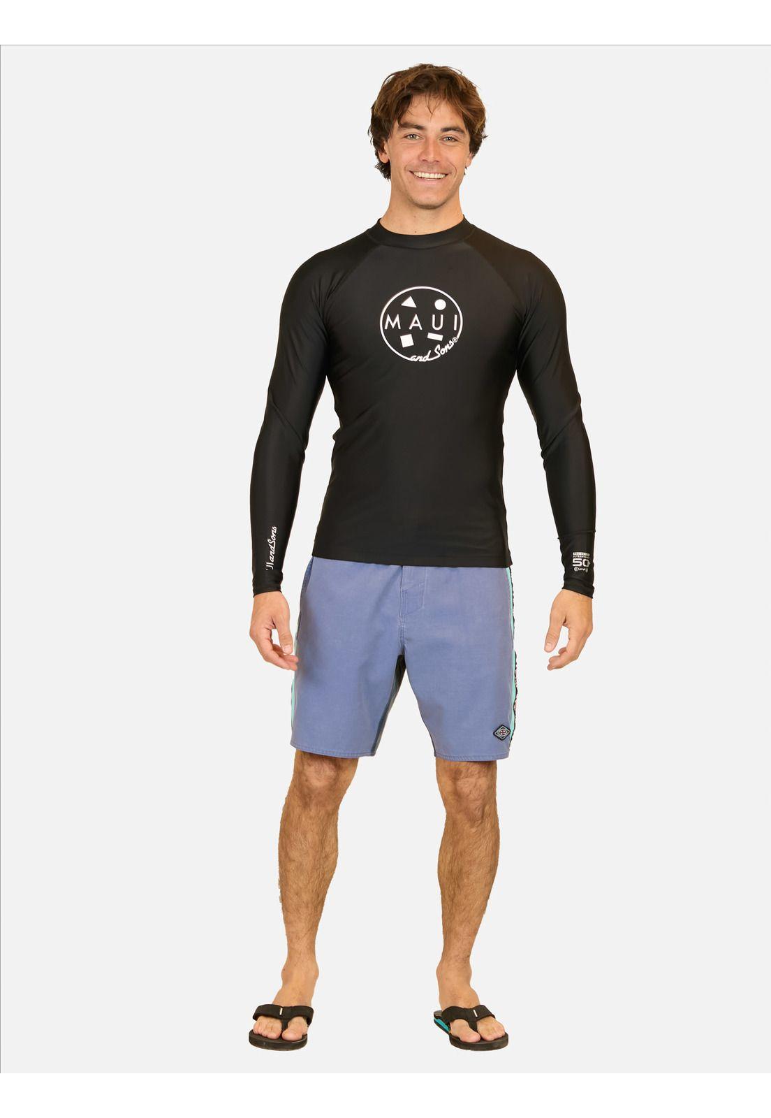 Polera UVP Metrogrove Negro Hombre Maui And Sons-2