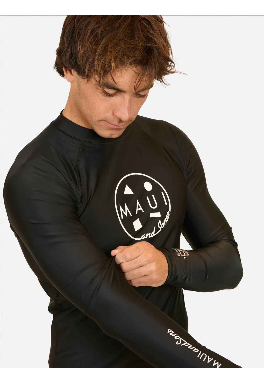 Polera UVP Metrogrove Negro Hombre Maui And Sons-3