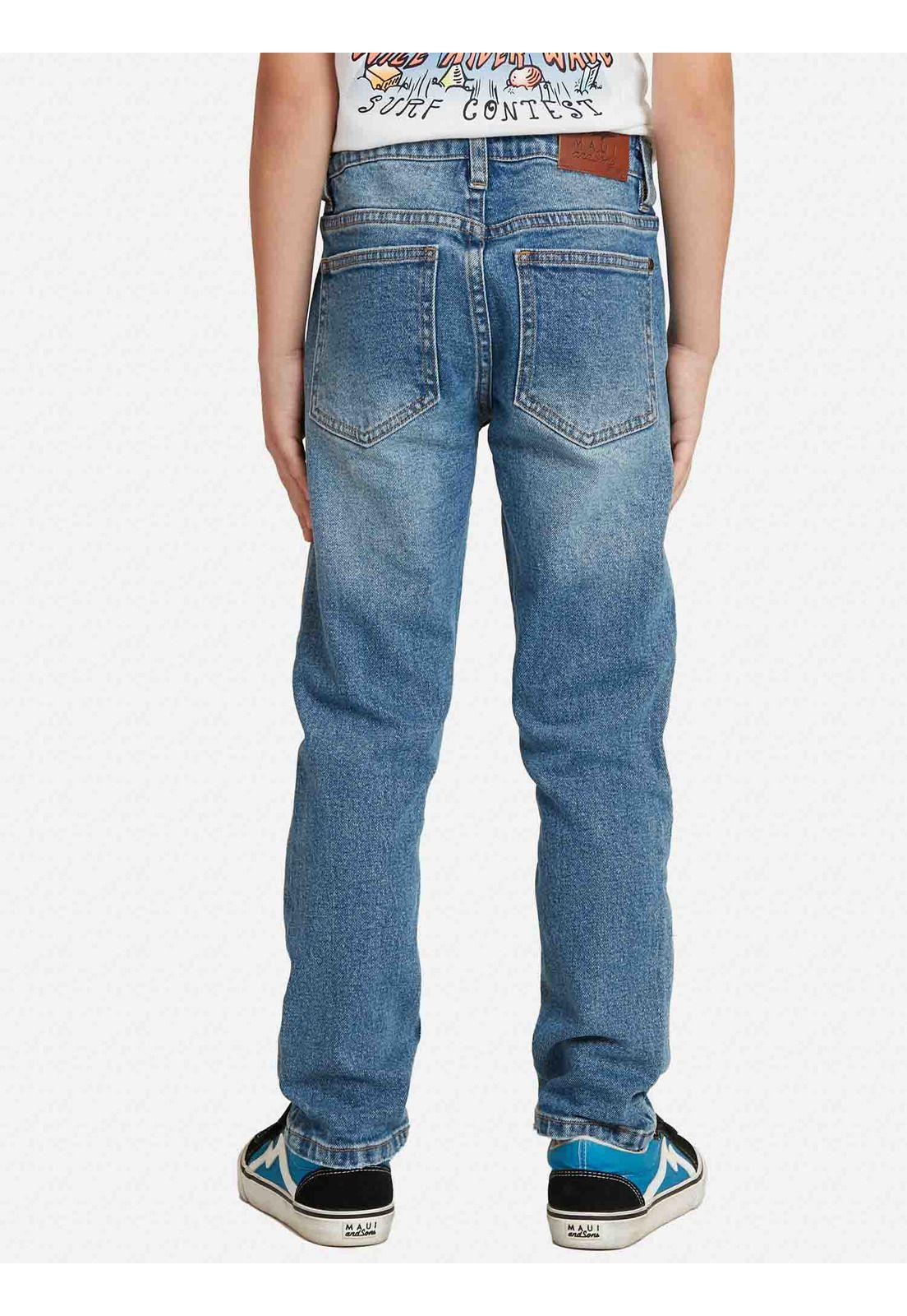 Jeans Luminah Azul Infantil Maui And Sons-1