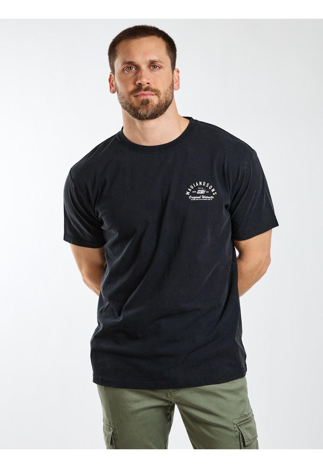 Polera MC Soul Negro Hombre Maui and Sons-7