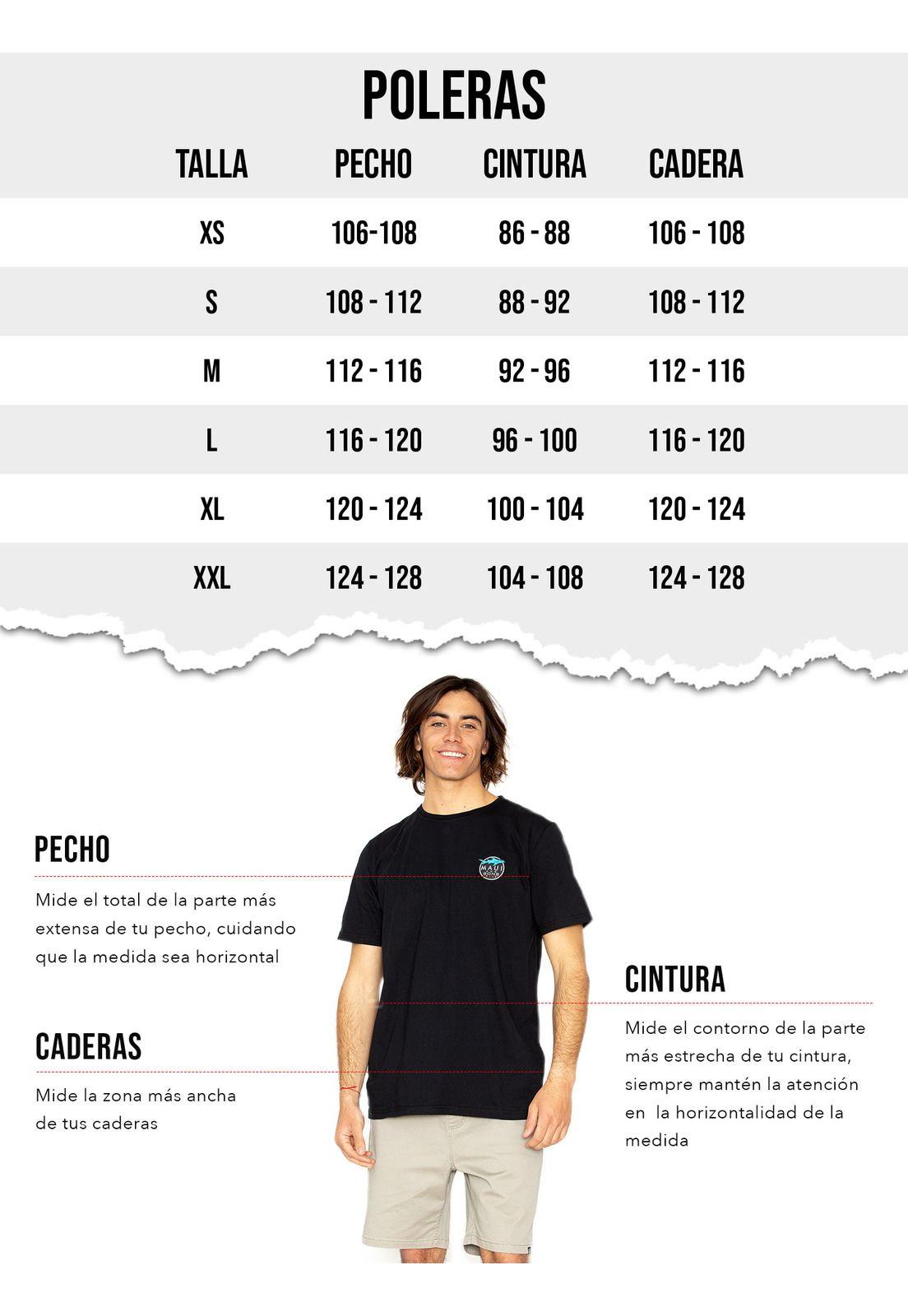 Polera MC Soul Negro Hombre Maui and Sons-8