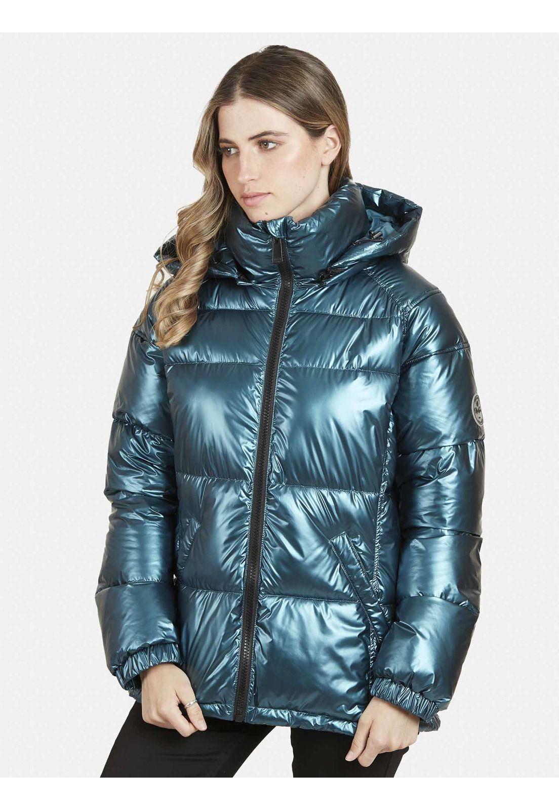 Parka Revolve Mujer Turquesa Maui and Sons-0