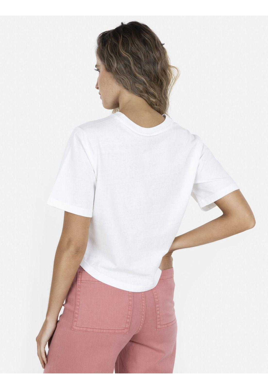 Polera GRADIENT PALM Mujer Blanco Maui and Sons-1
