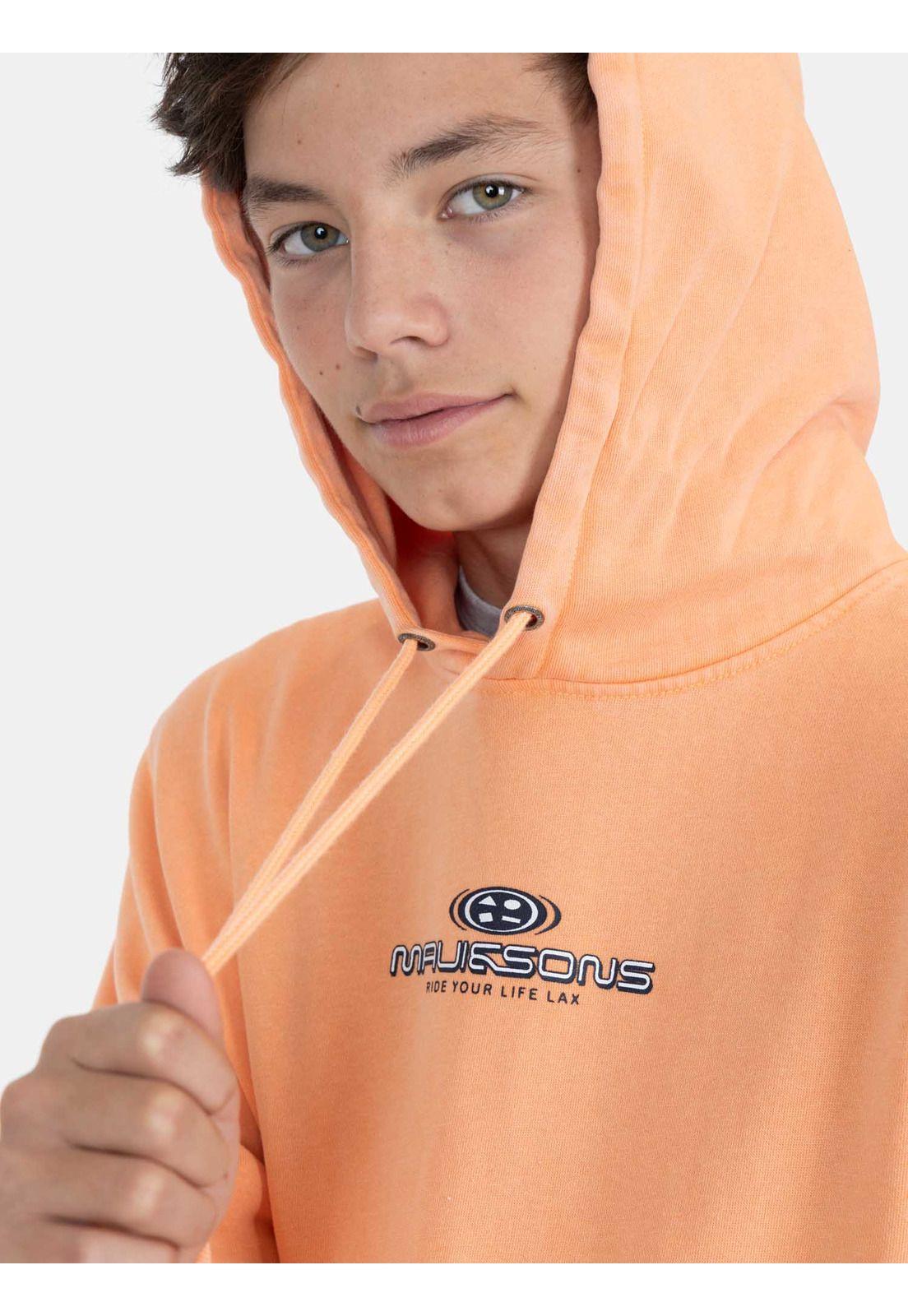 Poleron Canguro Solaya Naranja Infantil Maui And Sons-2