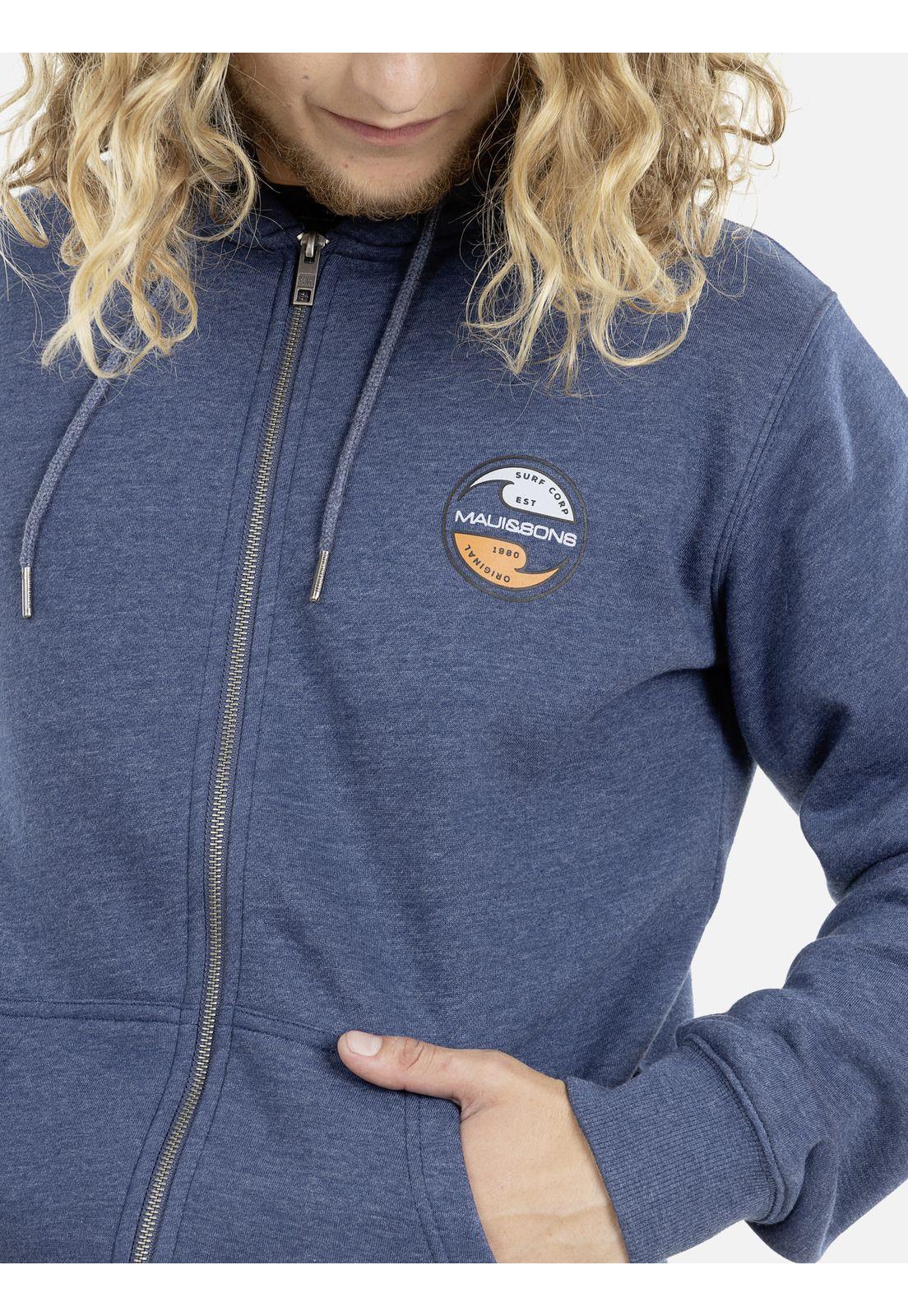 Poleron Hombre 5O434-MI21 Azul Maui and Sons-2