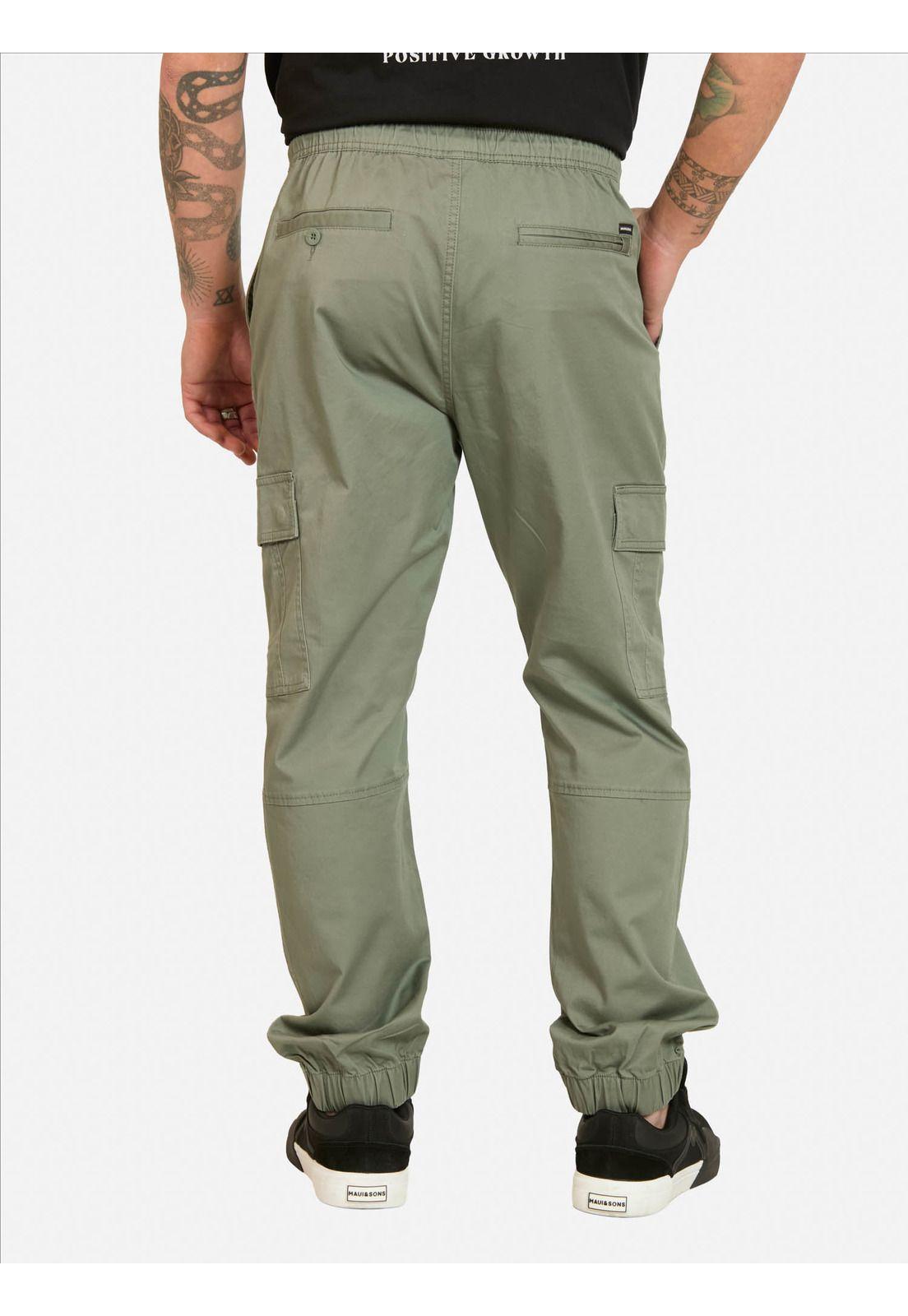 Pantalón Jogger Solana Verde Hombre Maui And Sons-2