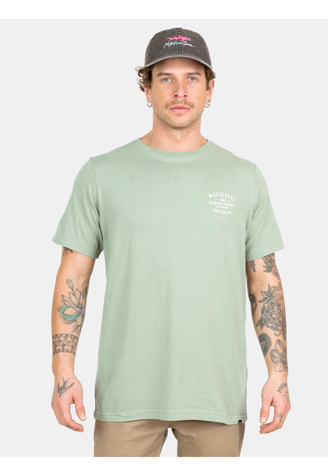Polera MC Boarding Company Verde Hombre Maui And Sons-0