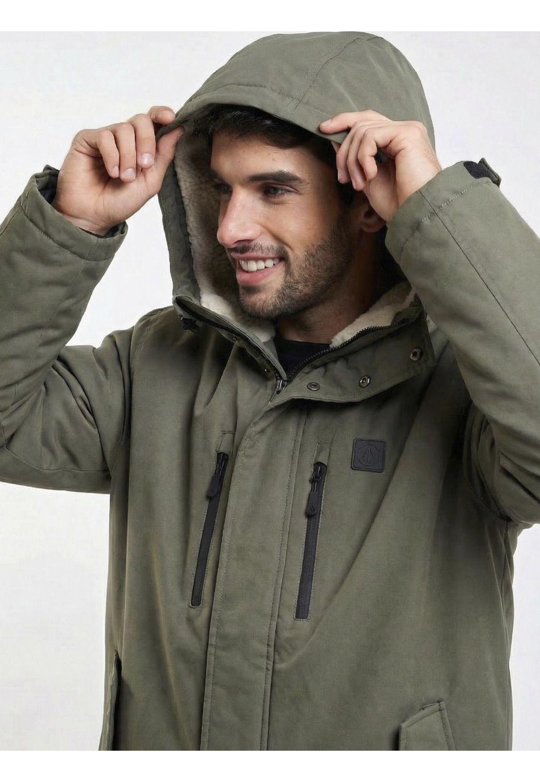 Chaqueta Coreline Café Hombre Volcom-5