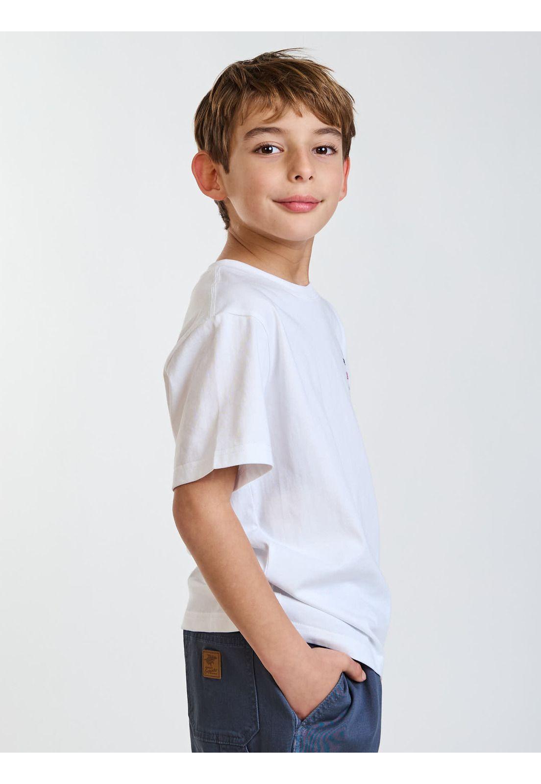 Polera MC Keanu Blanco Infantil Maui and Sons-2