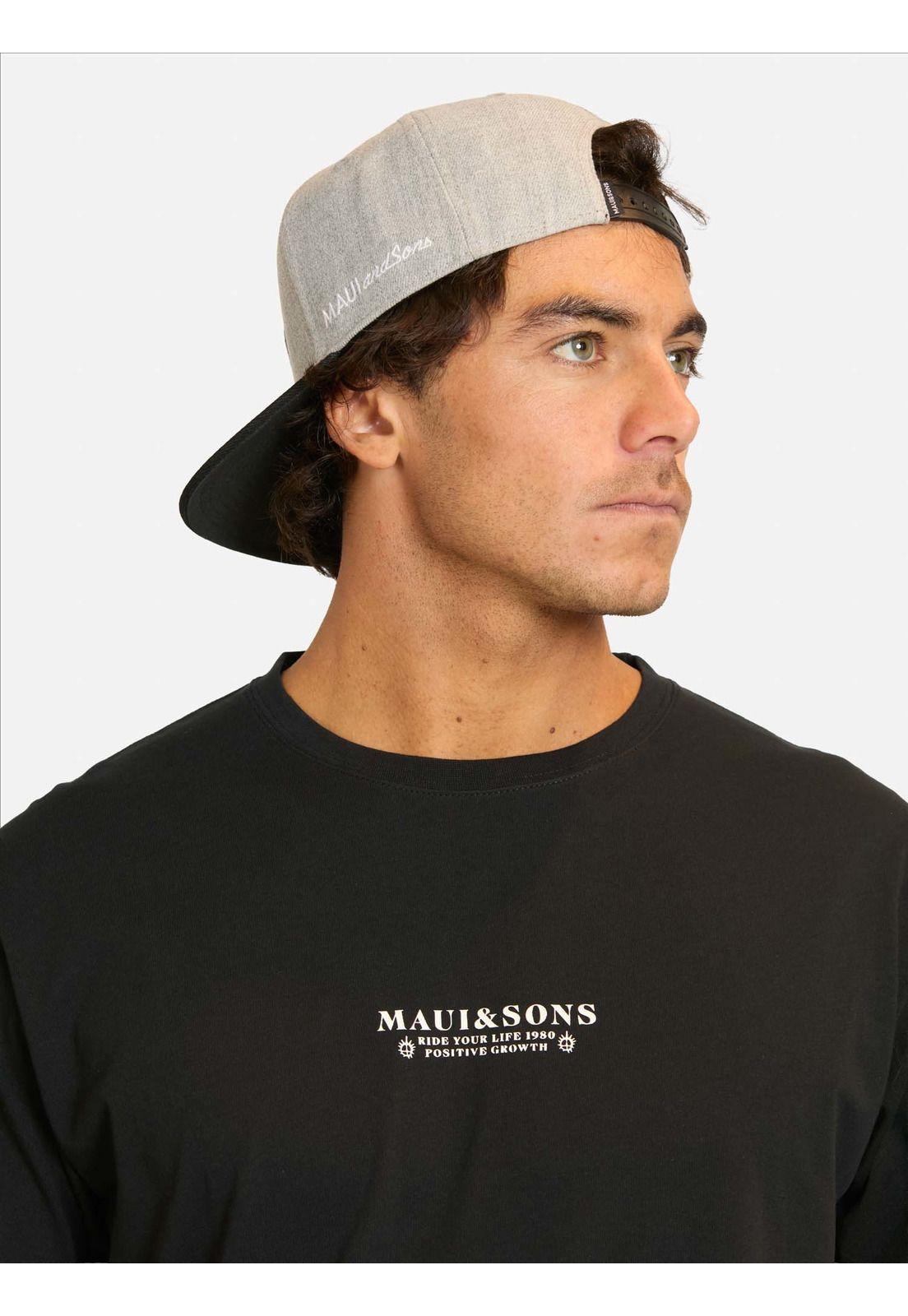 Polera MC Feyut Negro Hombre Maui And Sons-2