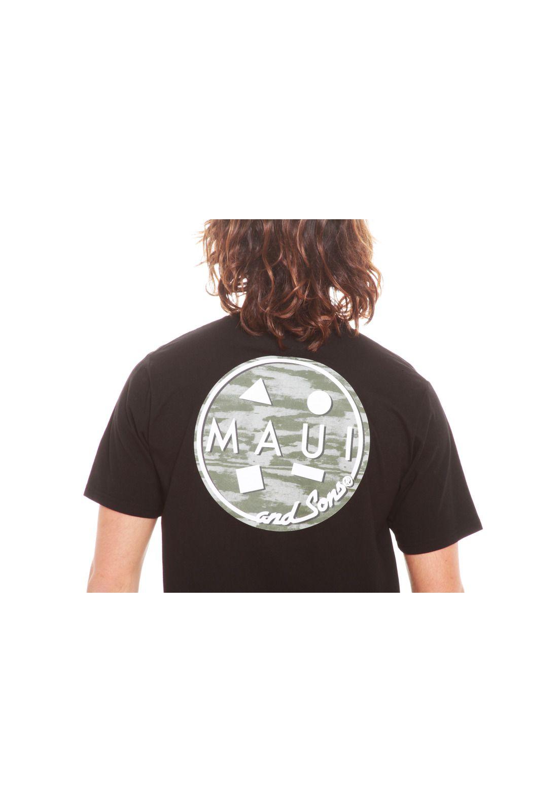 Polera Hombre 5P208-MV20 Negro Maui and Sons-2