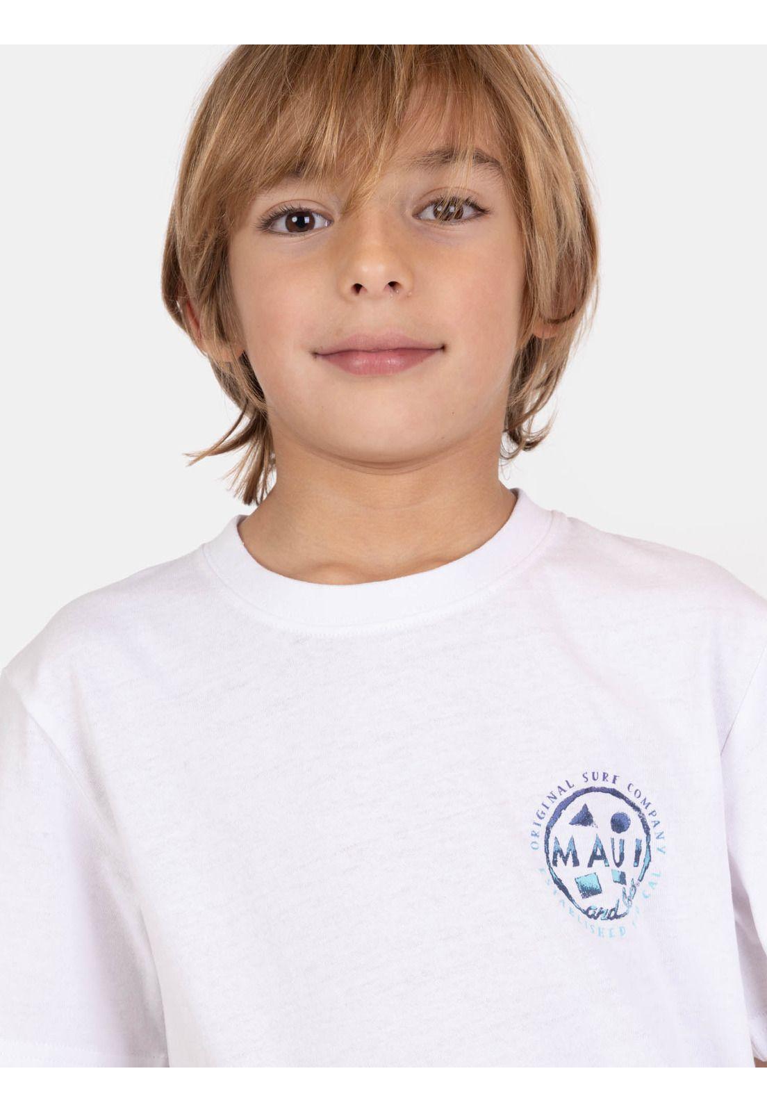 Polera MC WaveBorn Blanco Infantil Maui And Sons-2