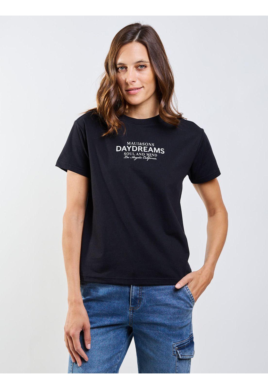 Polera Mc Saba Negro Mujer Maui And Sons-7