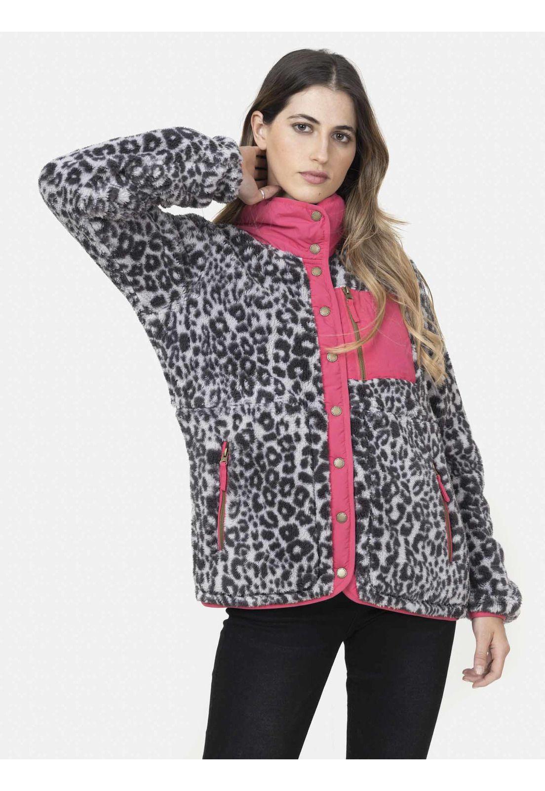 Fullzipper Mujer GREY FELINE Multicolor Maui and Sons-0